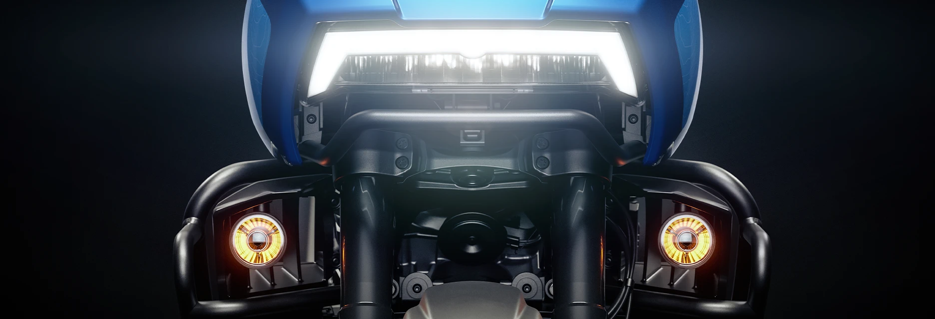 Luz delantera adaptable